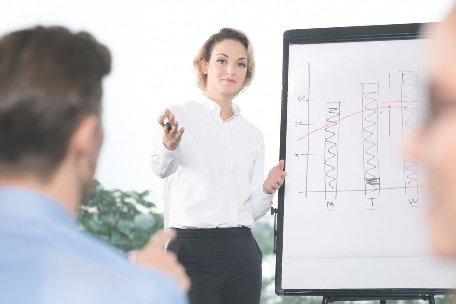 Corporate finance team analyzing quarterly reports