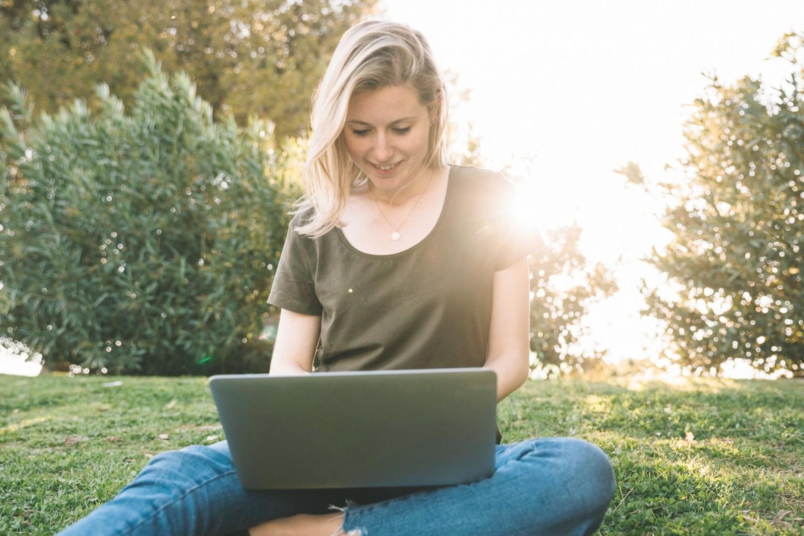 Corporate finance analyst working on financial models